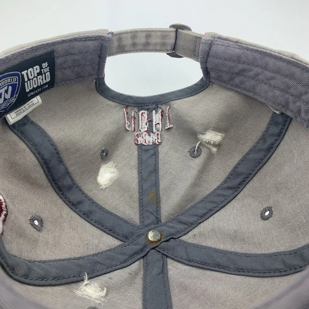 Oklahoma Sooners OU Boomer Hat Sherri Coale 2010 Fight Adjustable TOW Cap DAMAGE